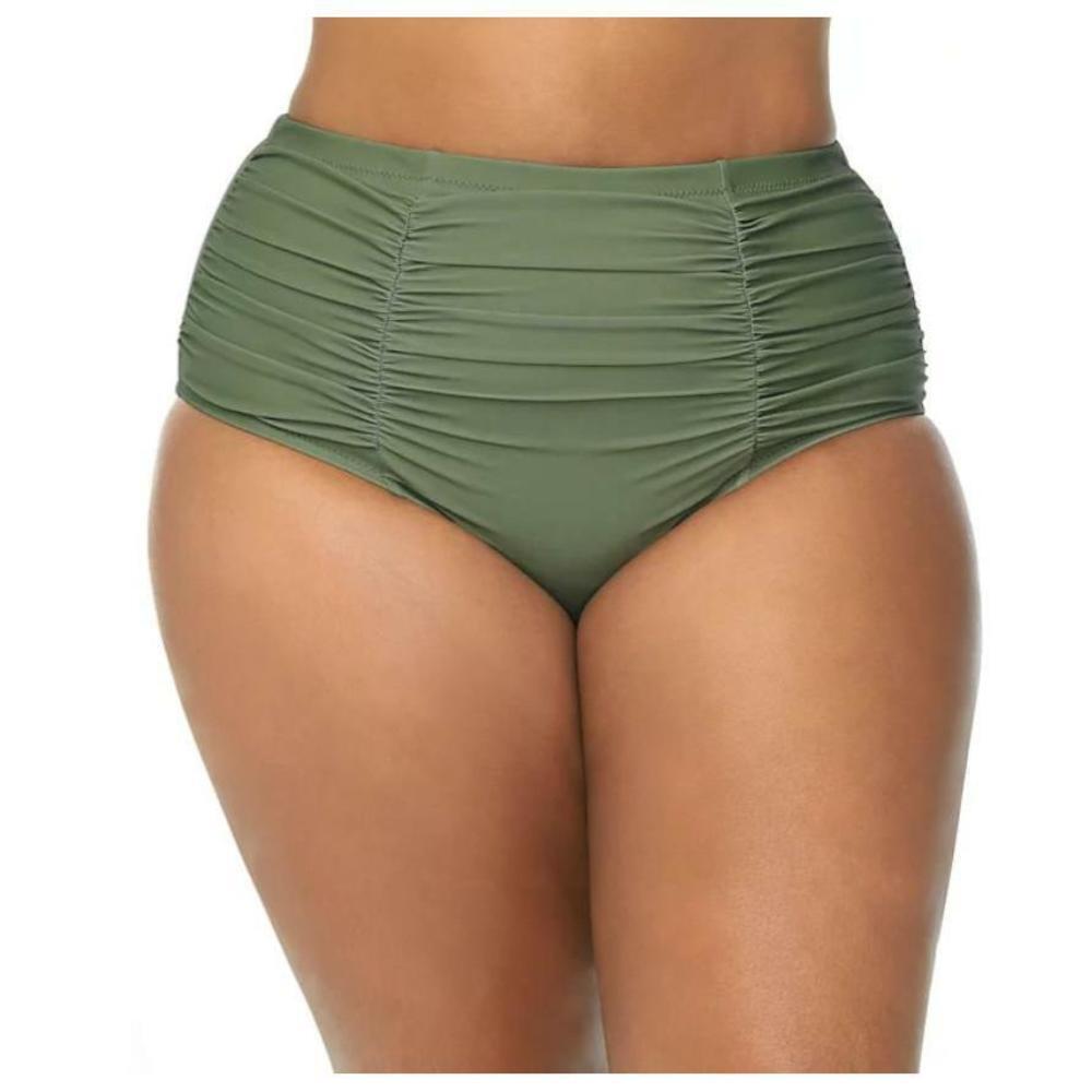 Raisins Curve Trendy Plus Green Costa Tummy-Control Bottoms 18W